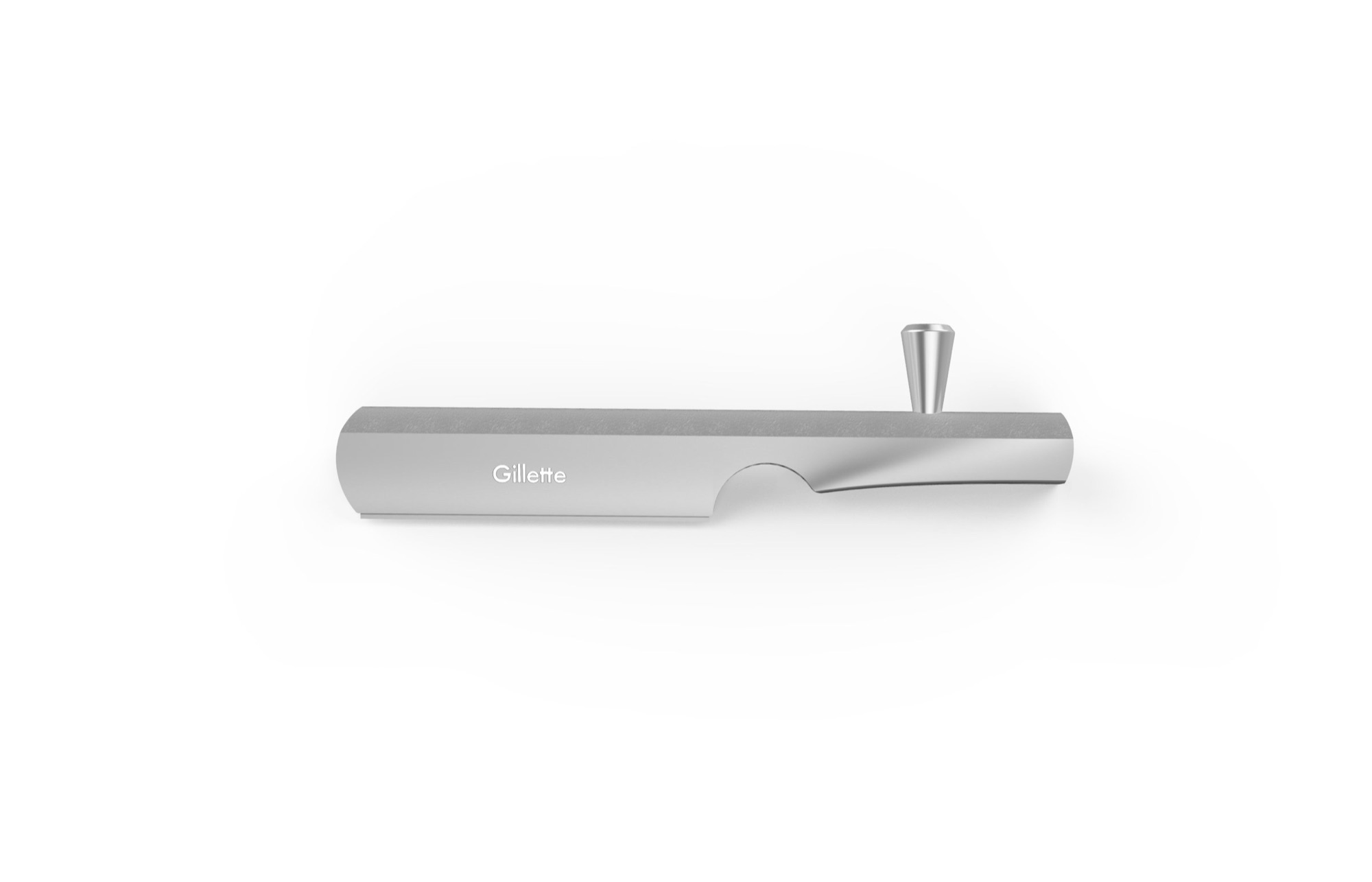 Minimalist Gillette straight razor